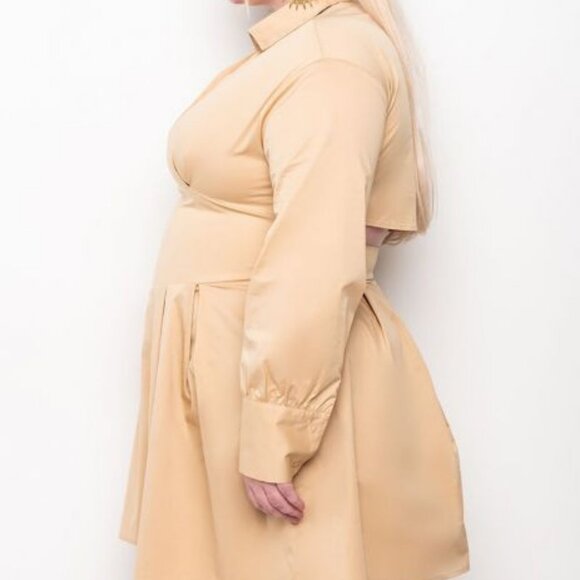 PLUS LET THEM KNOW LADY AND FLARE MINI DRESS ( BRAND NEW !!!! ) - Picture 6 of 8